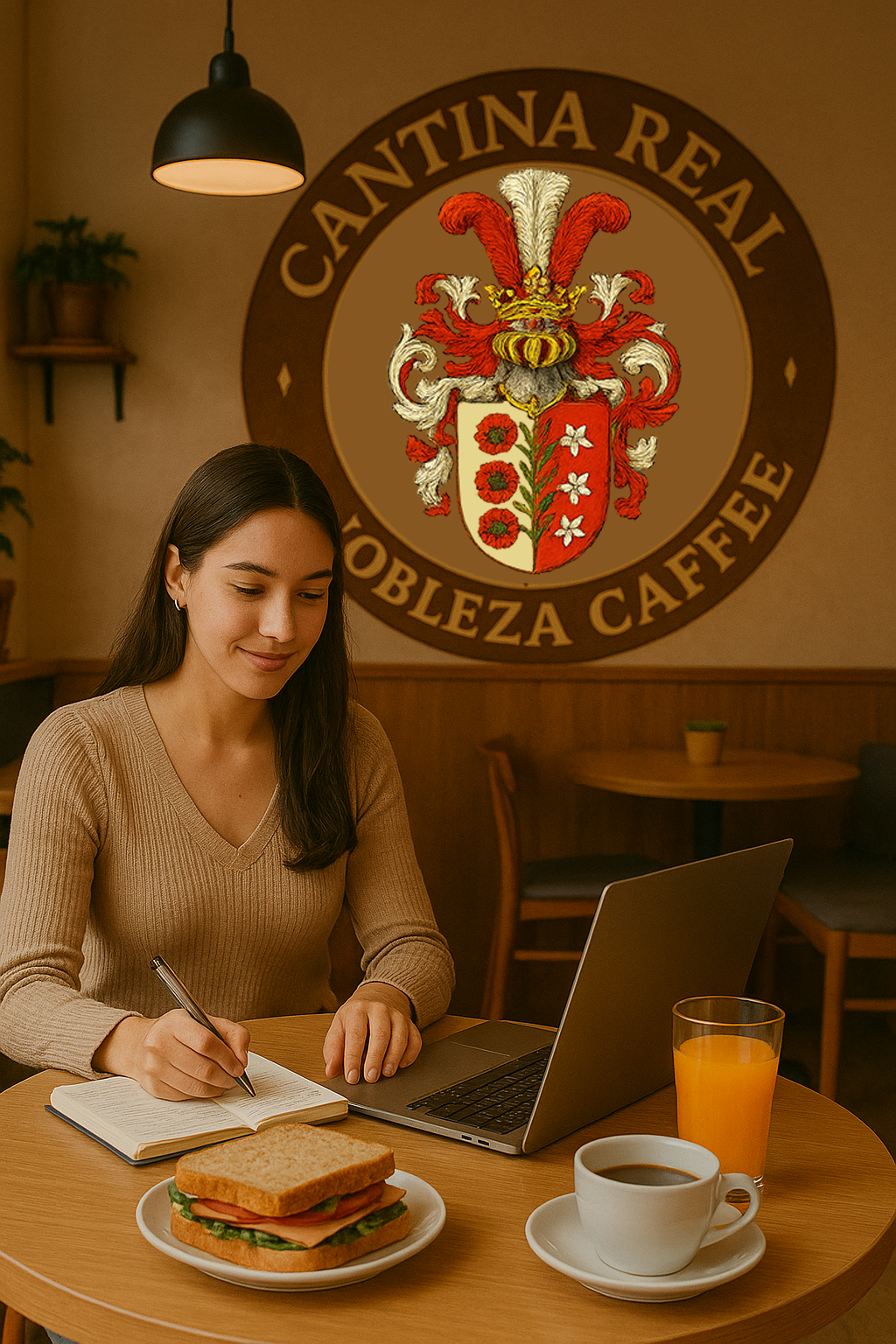 Cliente con café